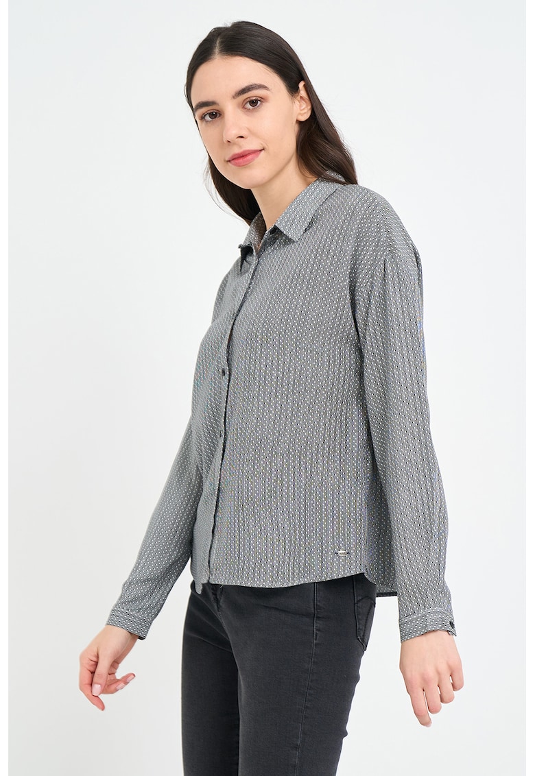 Camasa cu imprimeu geometric