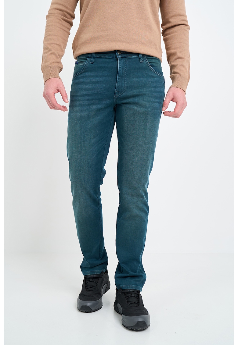 Blugi cu aspect decolorat