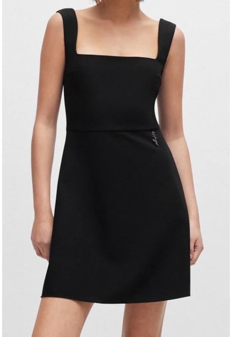 Rochie mini cu decolteu patrat