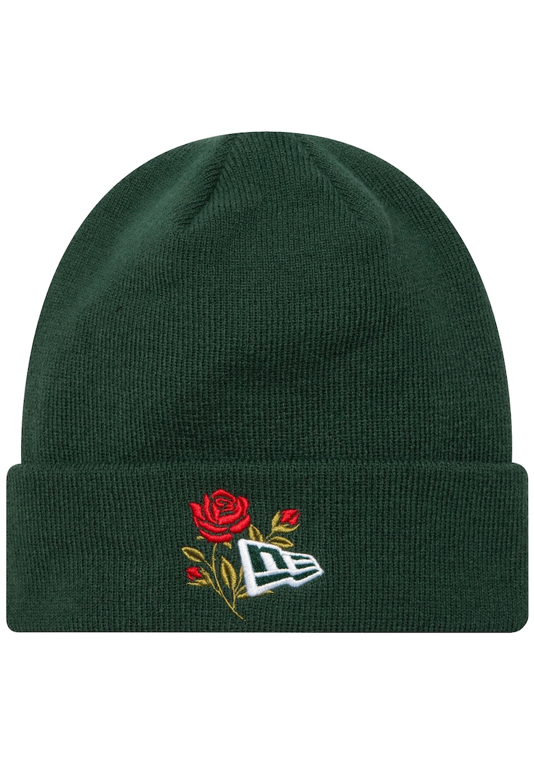 New Era Caciula Unisex - Rose Icon Cuff Knit Beanie Hat 6058 - Verde