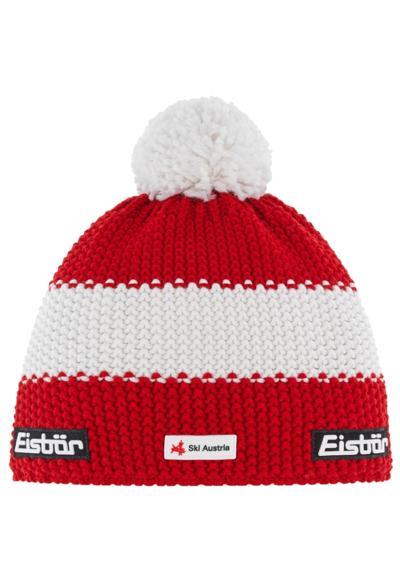 Eisbar Caciula Unisex - Star Pompon MU SKA E33140-AUT - Rosu -