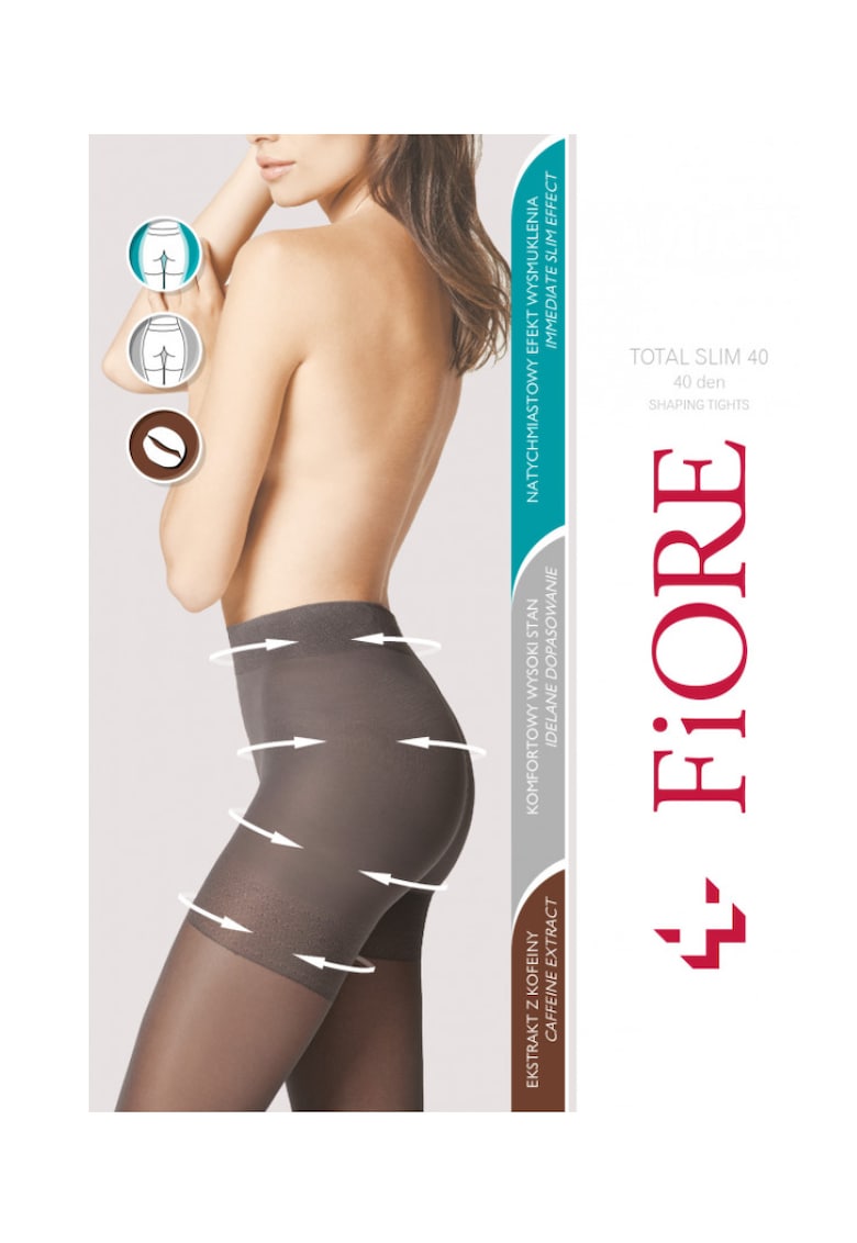 Dresuri dama - TOTAL SLIM 40 DEN - - Negru