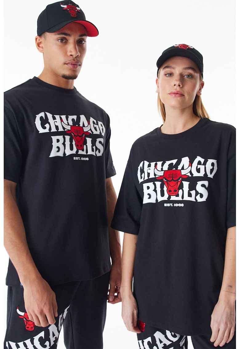 Tricou din amestec de bumbac cu model text