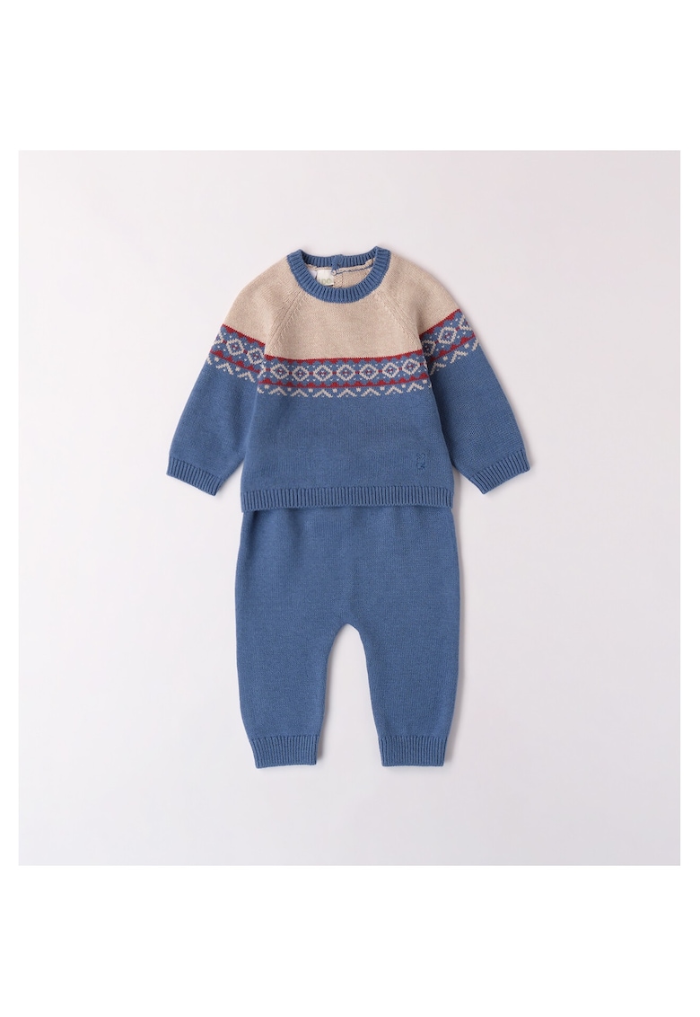 Compleu din tricot pulover si pantaloni pentru bebe baiat - 4.A154