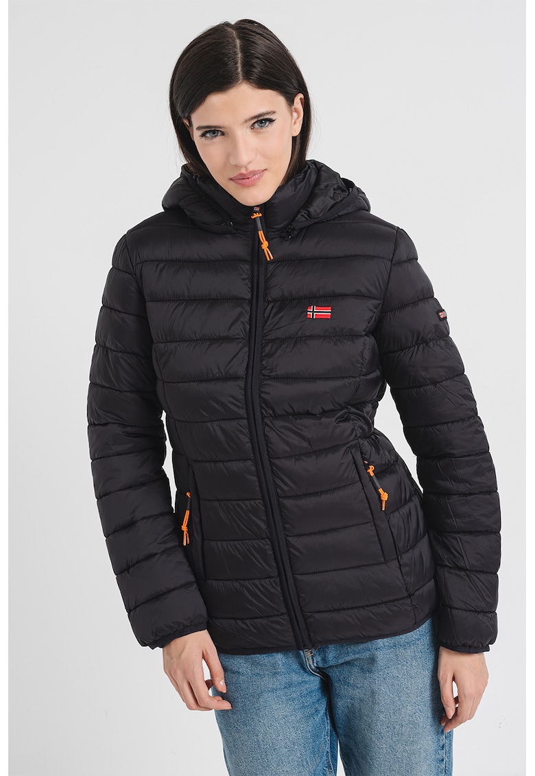 Geaca scurta cu gluga