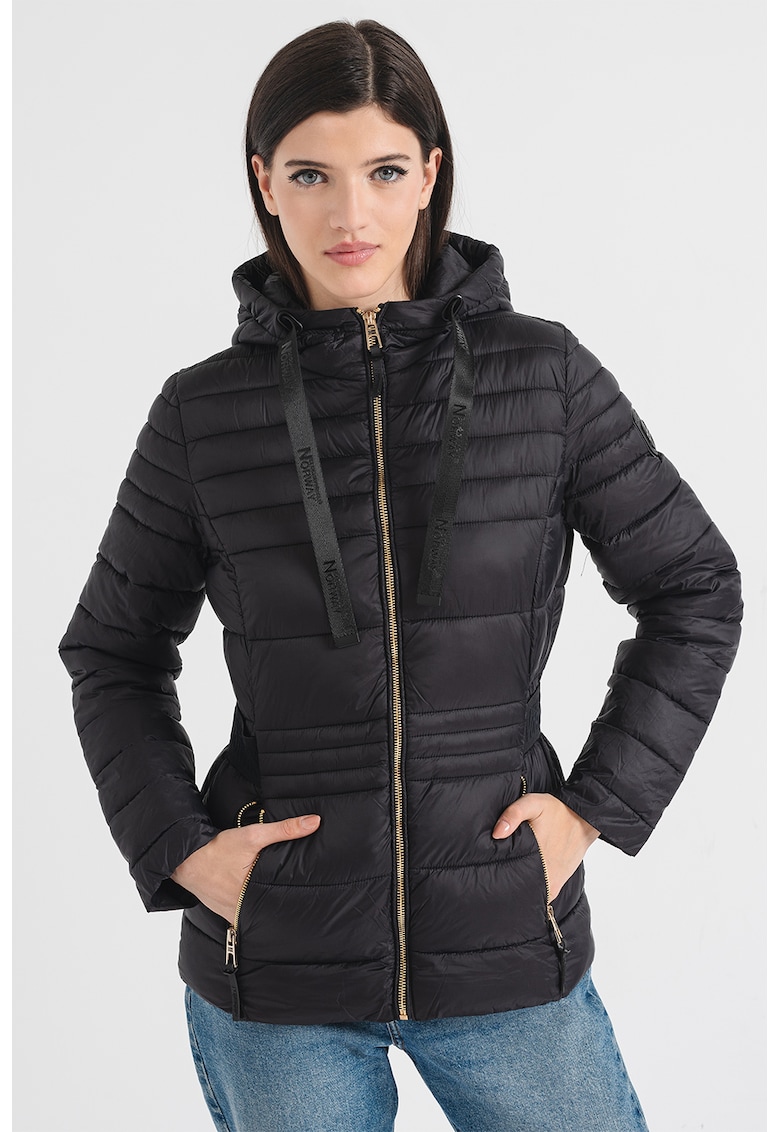 Geaca matlasata cu logo Beya