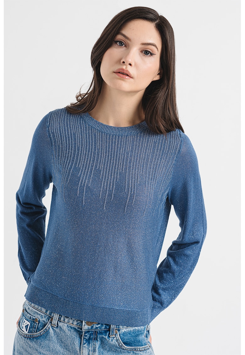 Pulover cu aspect stralucitor