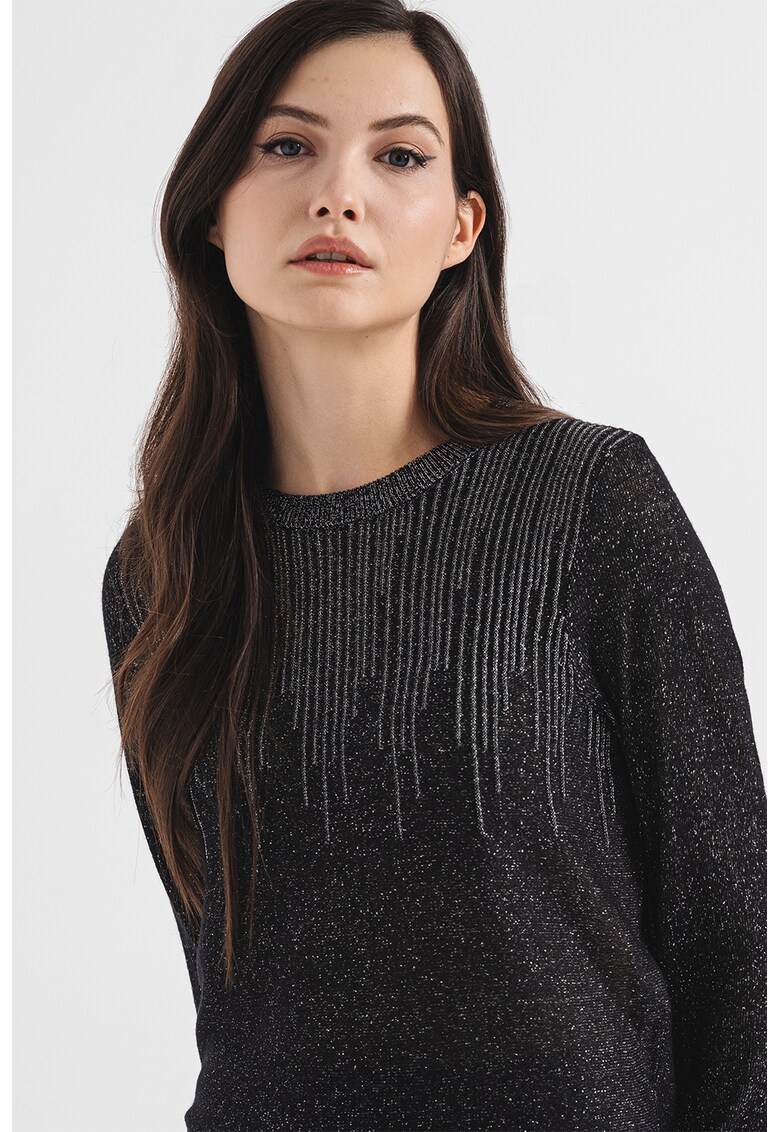 Pulover cu aspect stralucitor