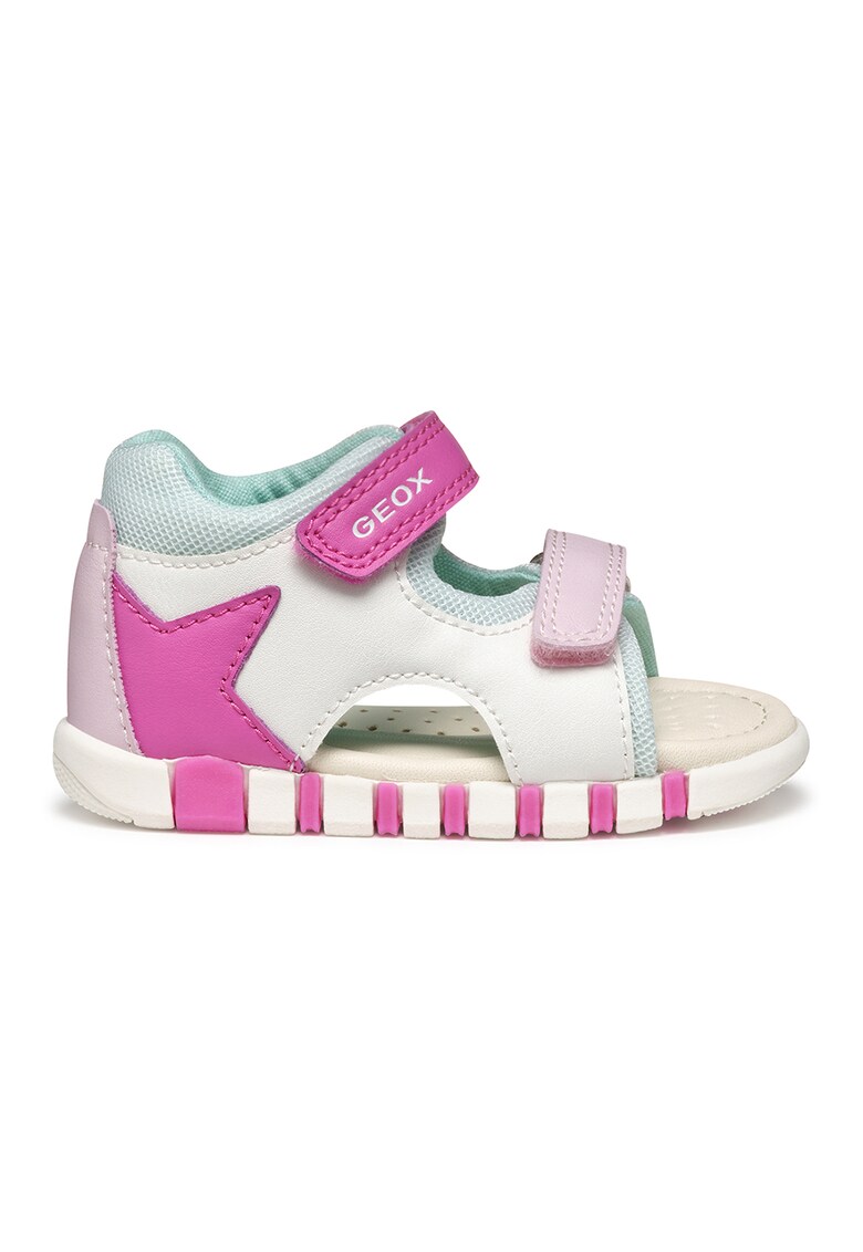 Sandale din piele ecologica cu velcro