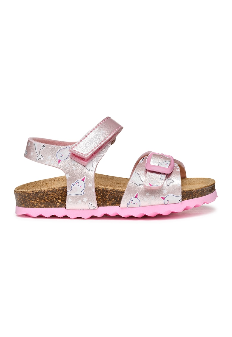 Sandale cu velcro si model