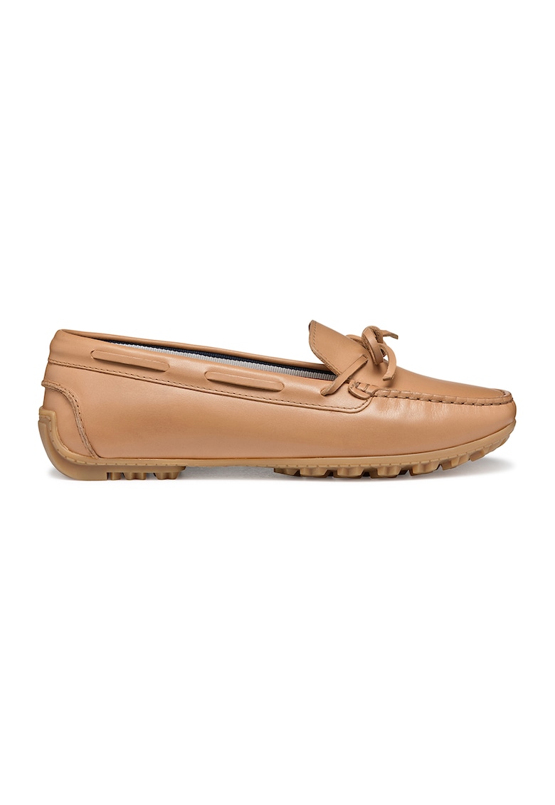 Pantofi loafer de piele cu funda