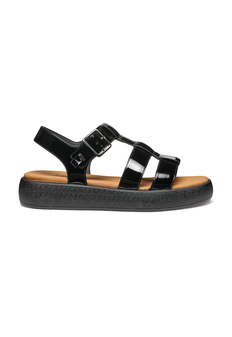 Sandale joase gladiator din piele ecologica cu platforma