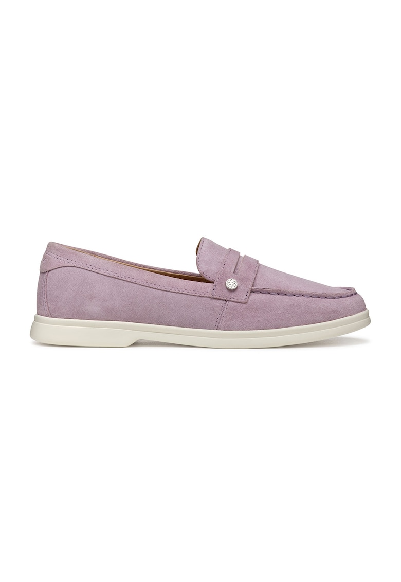 Pantofi loafer din piele intoarsa