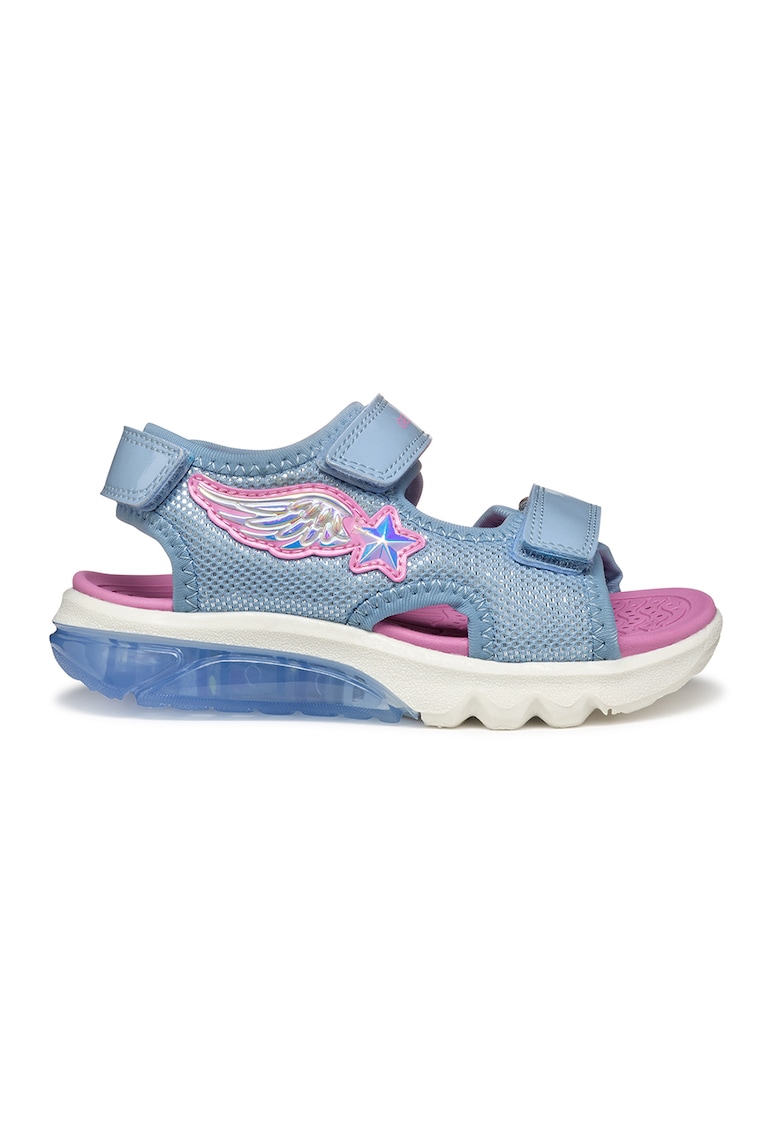 Sandale din material textil cu LED-uri