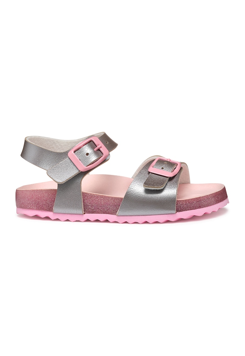 Sandale flatform cu catarama