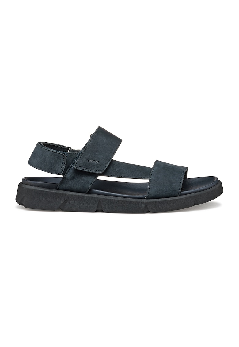 Sandale de piele nabuc cu velcro