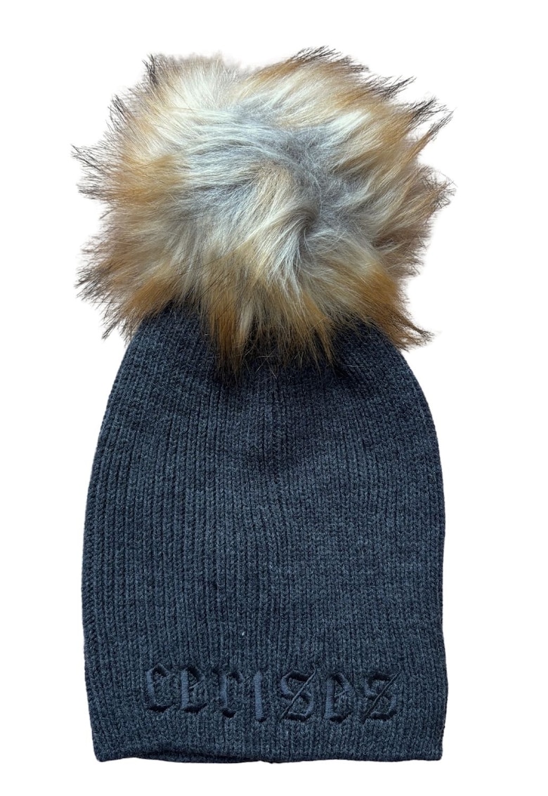 Caciula dama - Acril - Gri - One Size