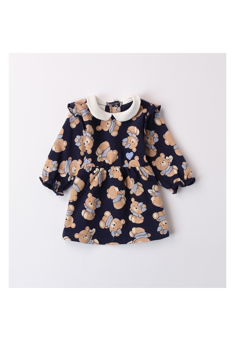 Rochie cu imprimeu ursuleti pentru fetite - 4.A269