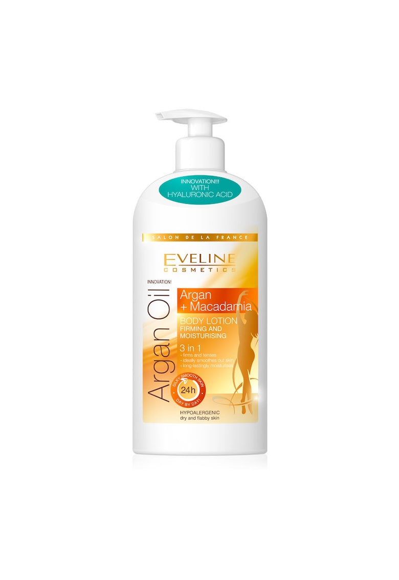 Lotiune de corp 3 in 1 Firming and Moisturising cu ulei de argan si macadamia 350 ml