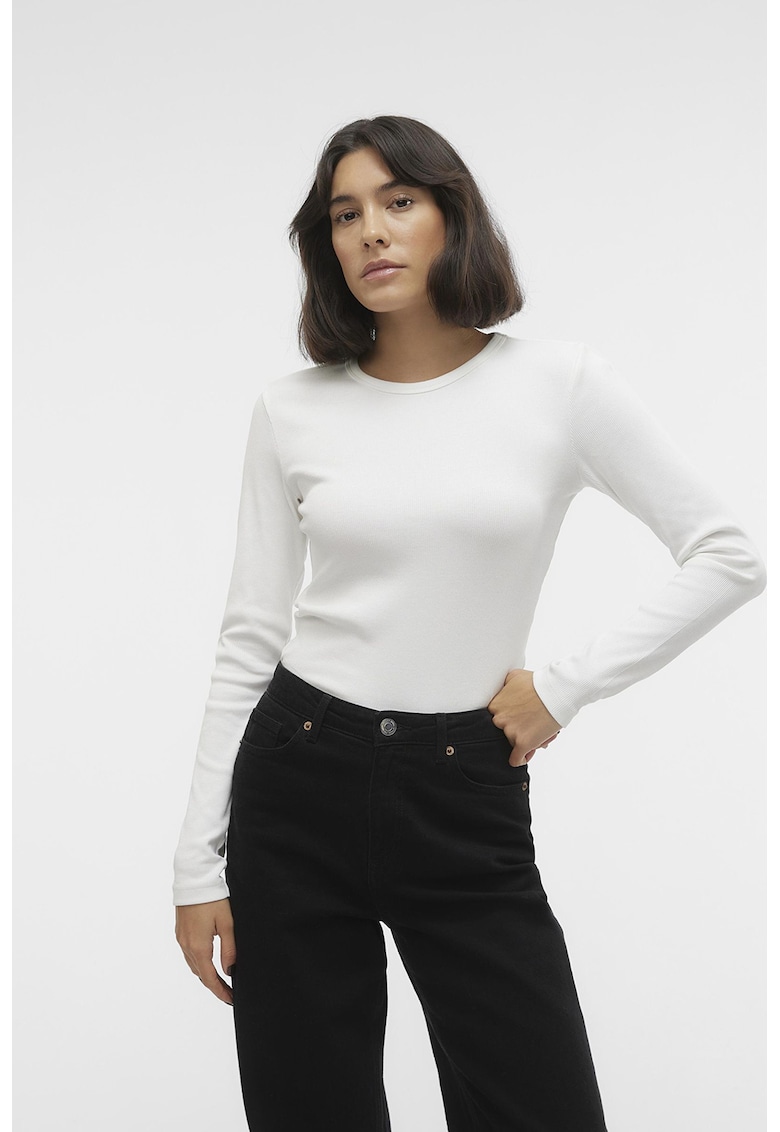 Bluza slim-fit din amestec de bumbac organic Chloe Bluza slim-fit din amestec de bumbac organic Chloe