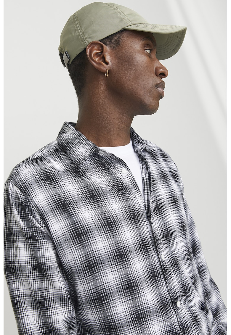 Camasa din amestec de bumbac cu model in carouri