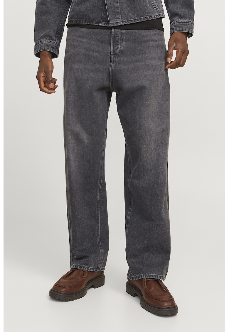 Blugi cu aspect decolorat