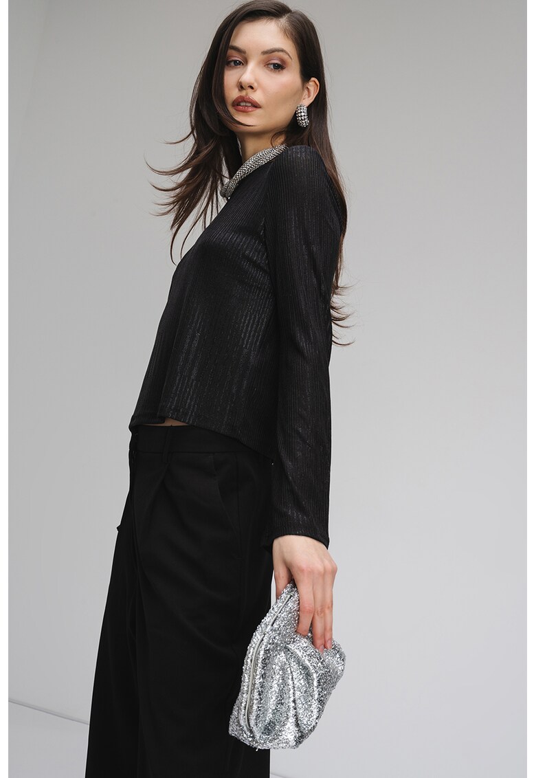 Bluza cu aspect striat