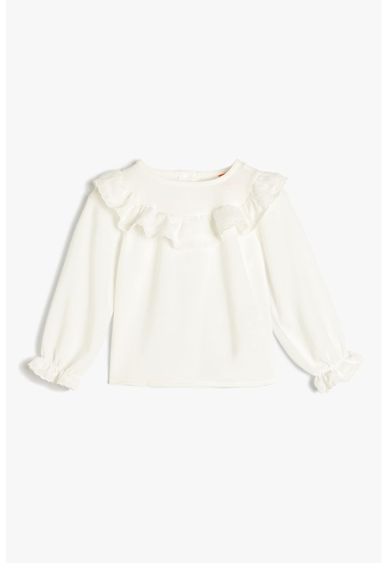 Bluza lejera cu decolteu rotund