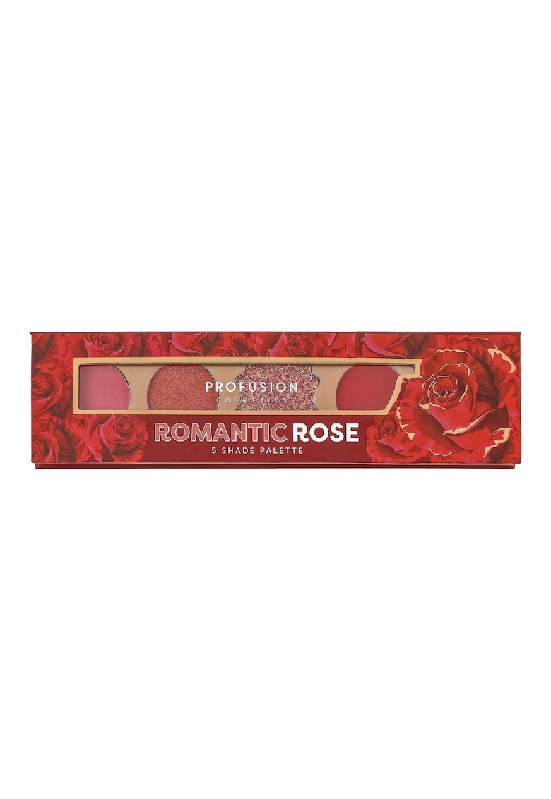Paleta farduri de pleoape Romantic Rose - 5 nuante -  4.58 g