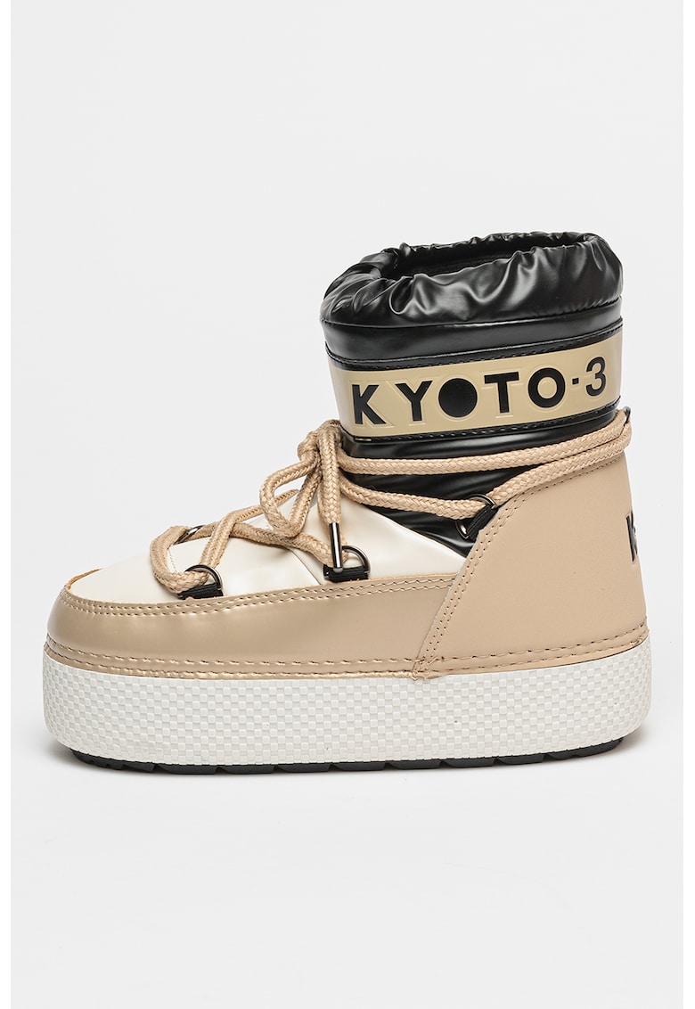 Ghete de iarna cu imprimeu - fara inchidere