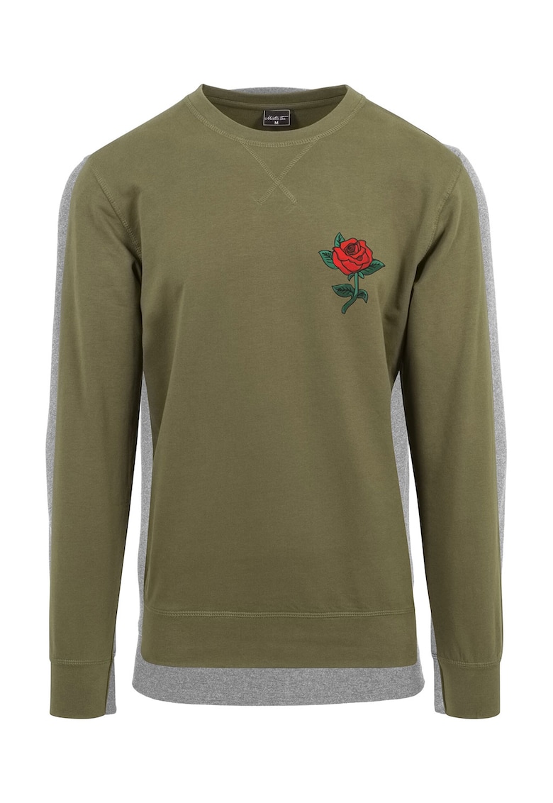 Bluza de trening cu trandafir decorativ