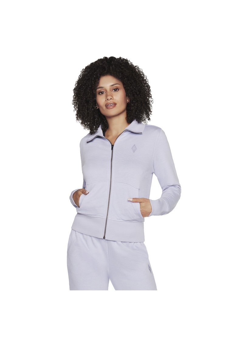 Skechers Hanorac pentru femei - The Hoodless Hoodie Diamond Jacket 1966424