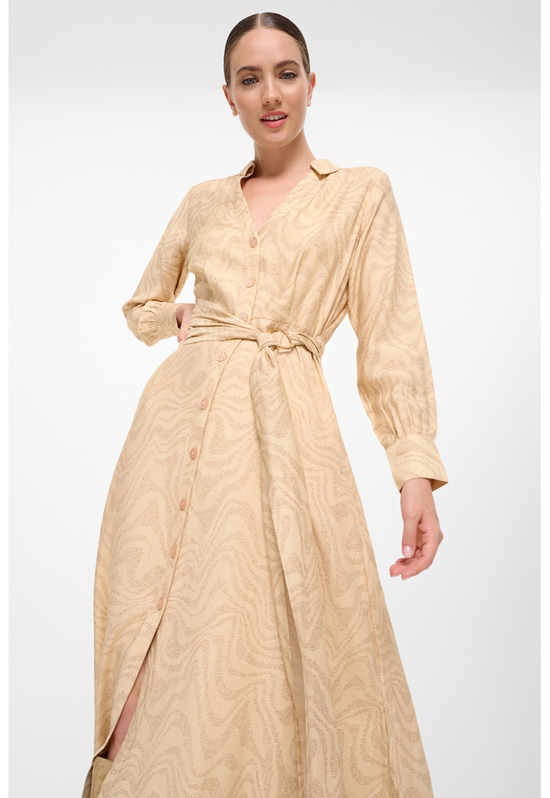 Rochie midi cu model grafic