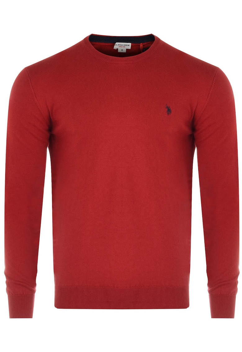 Bluza barbati US Polo Assn - bumbac - portocaliu - Rosu