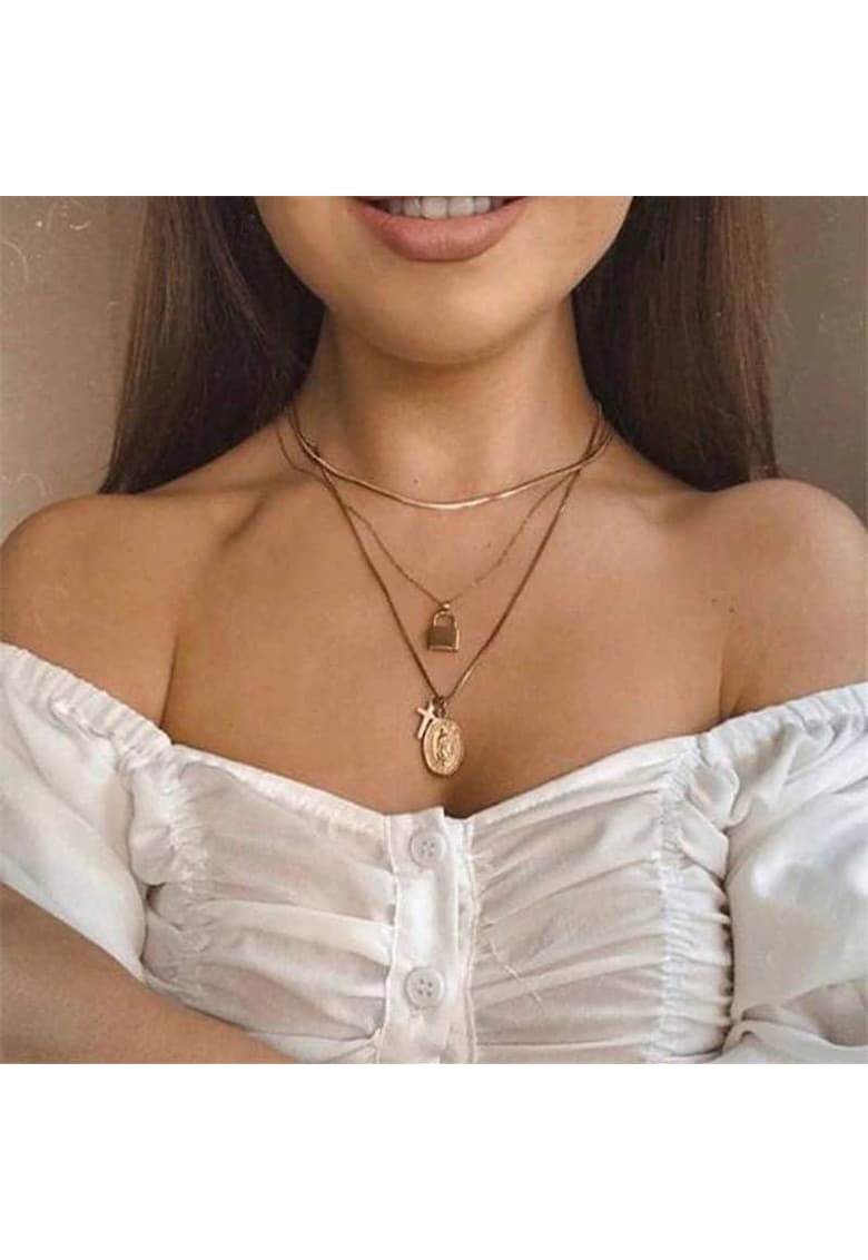 Colier Ellert Gold C13 - Aliaj metalic - Auriu