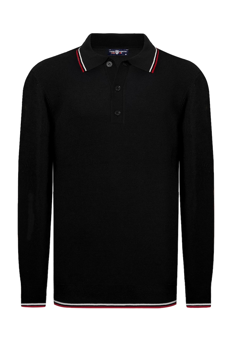 Pulover polo cu model uni