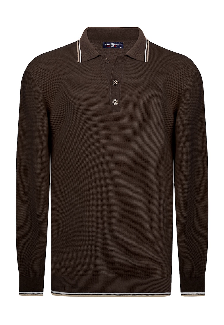 Pulover polo cu model uni