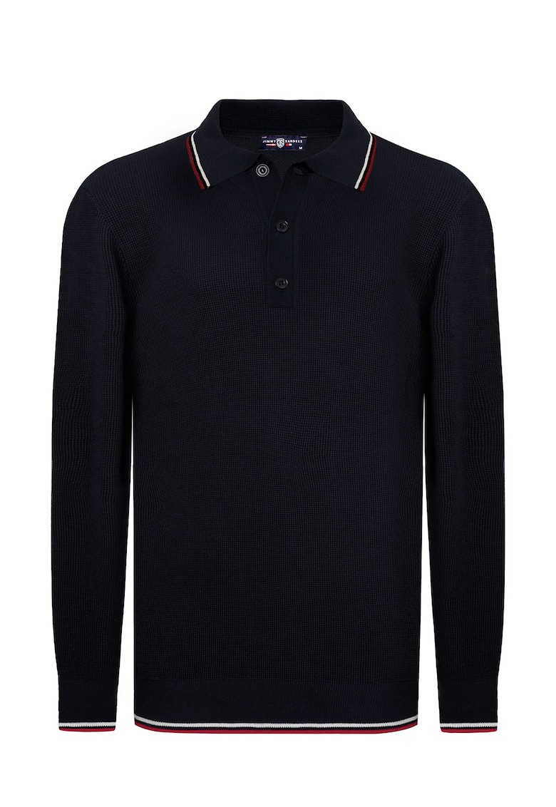 Pulover polo cu model uni