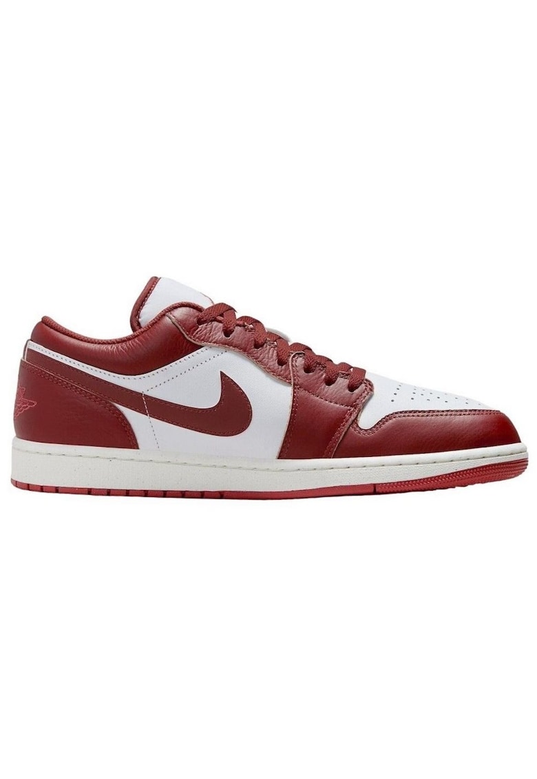 Tenisi barbati Air Jordan 1 Low Se - piele naturala - burgundy-alb - design modern - confort ridicat Tenisi barbati Air Jordan 1 Low Se - piele naturala - burgundy-alb - design modern - confort ridicat