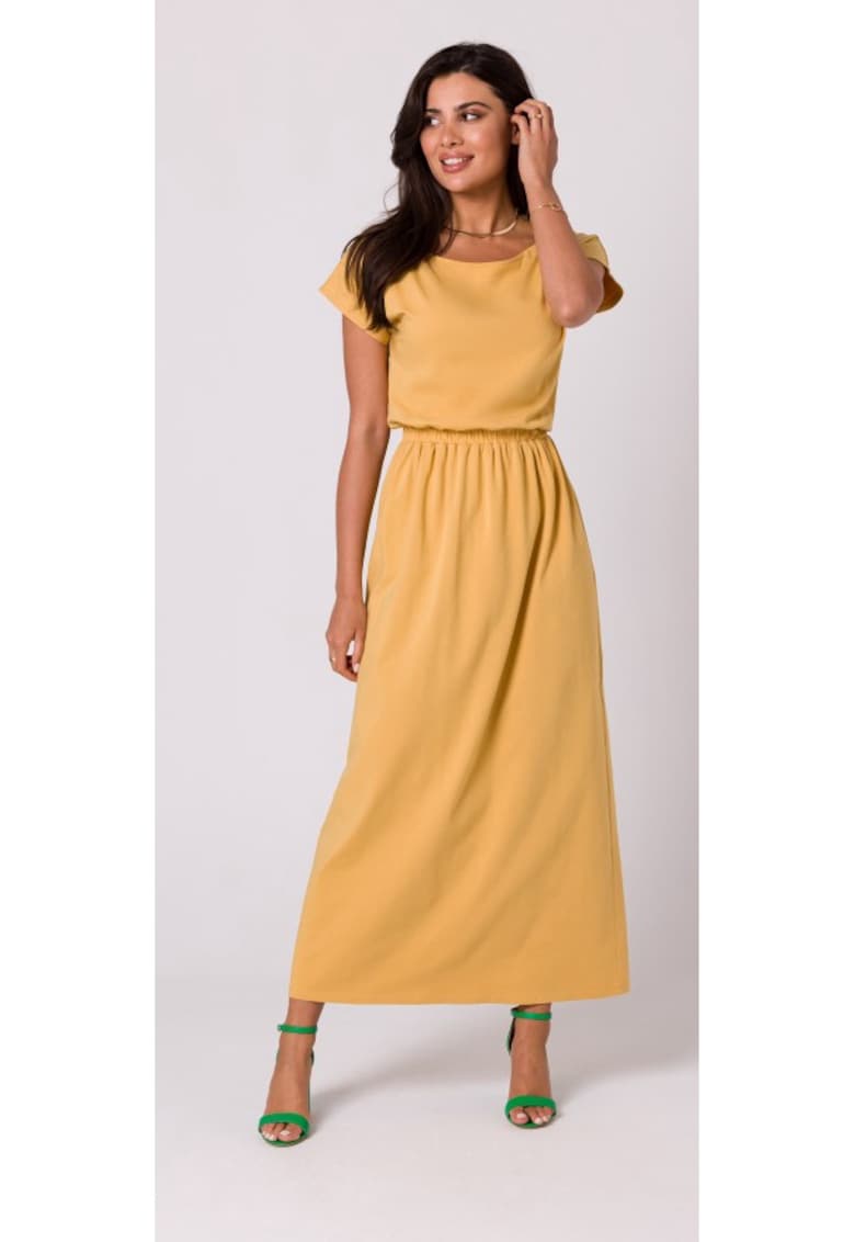 Rochie maxi cu elastic in talie -