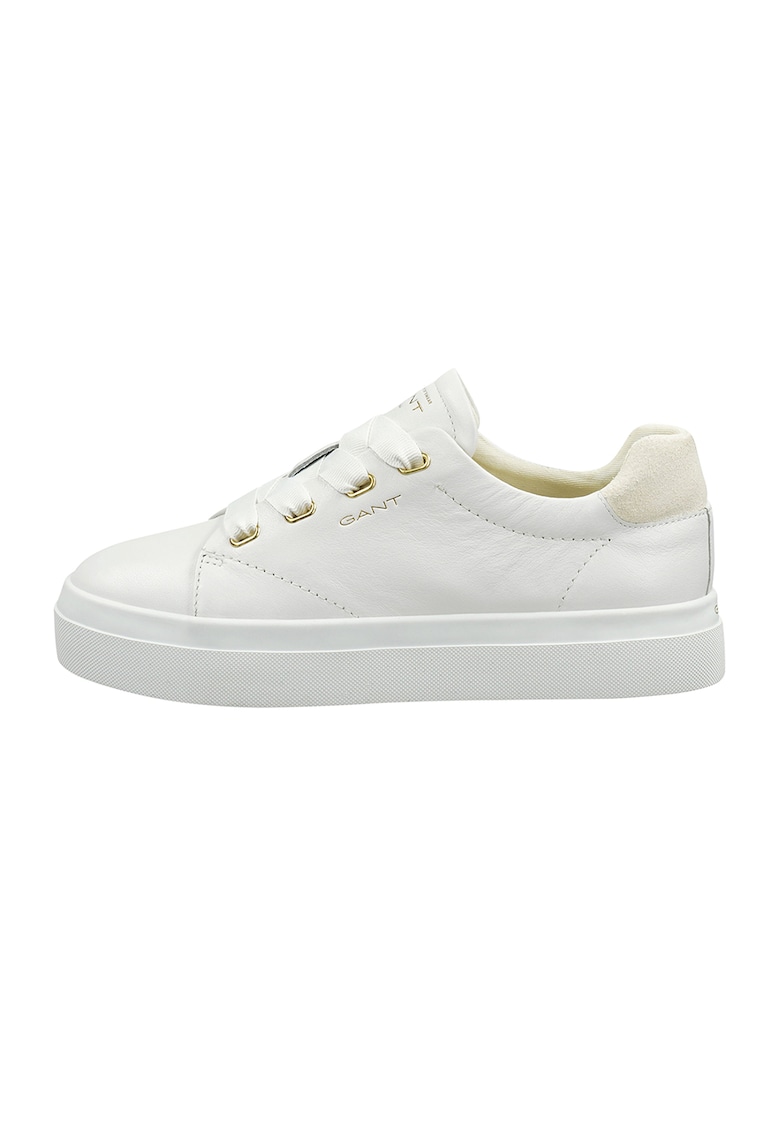 Pantofi casual de piele Avona – alb – Gant Pantofi casual de piele Avona – alb – Gant