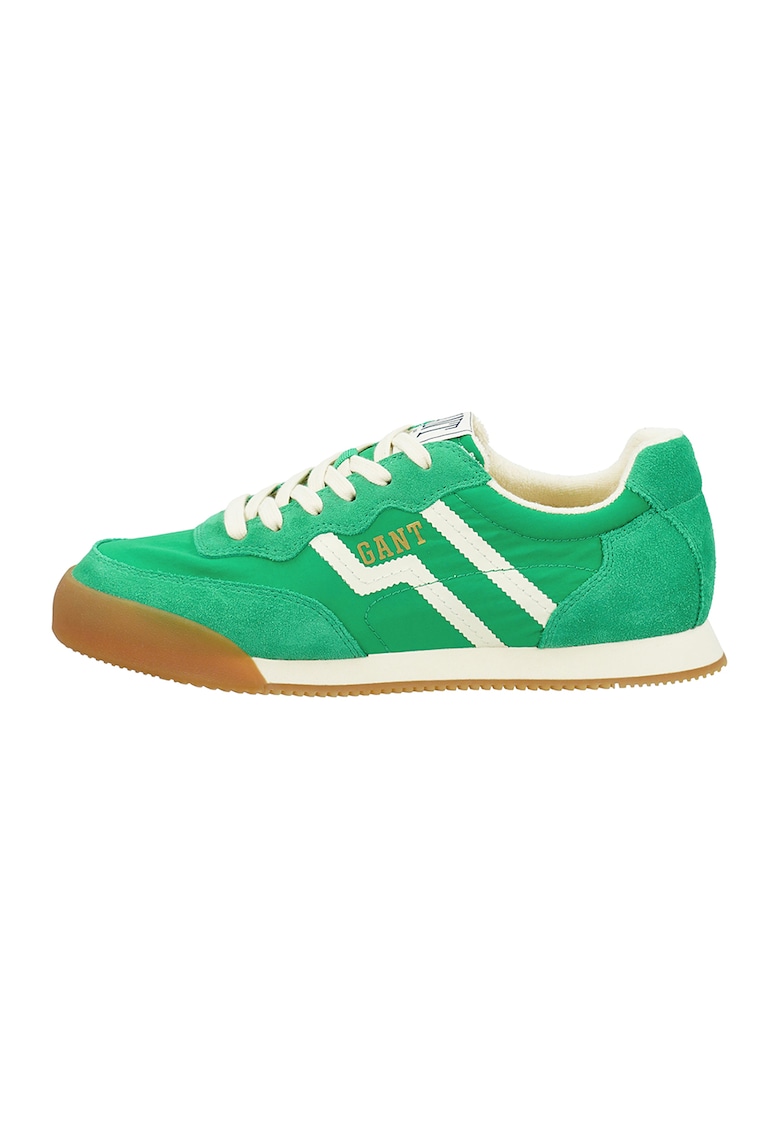 Pantofi sport de piele intoarsa Beylana - Verde deschis