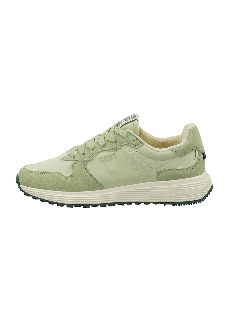 Pantofi sport de piele intoarsa Beywin - Verde deschis