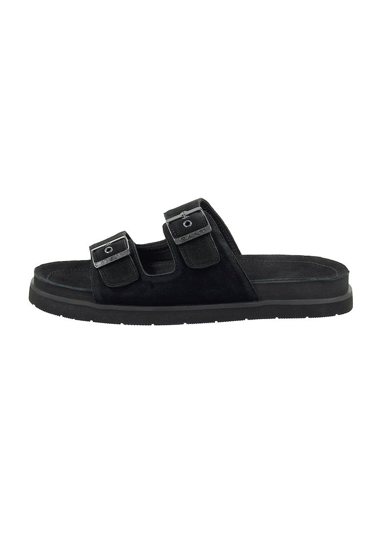 Papuci de casa din piele intoarsa Fairfo