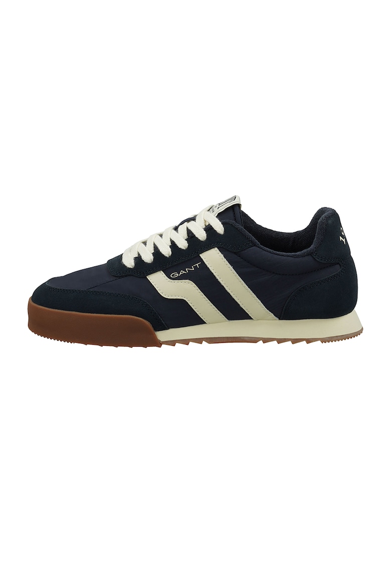 Pantofi casual cu inserții de piele întoarsă baylle – crem/bleumarin – Gant Pantofi casual cu inserții de piele întoarsă baylle – crem/bleumarin – Gant