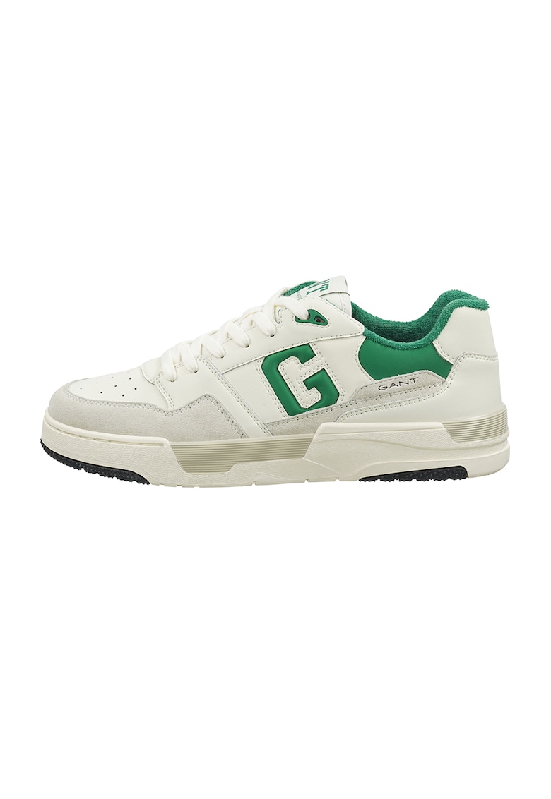 Pantofi sport de piele Brookpal - Alb/Verde