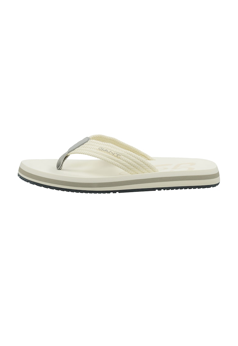 Papuci flip-flop cu garnituri tricotate Brodale