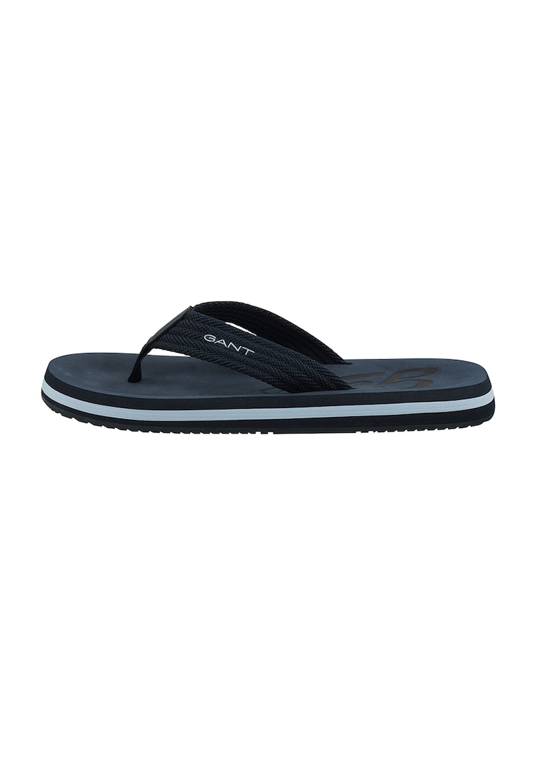 Papuci flip-flop cu garnituri tricotate Brodale