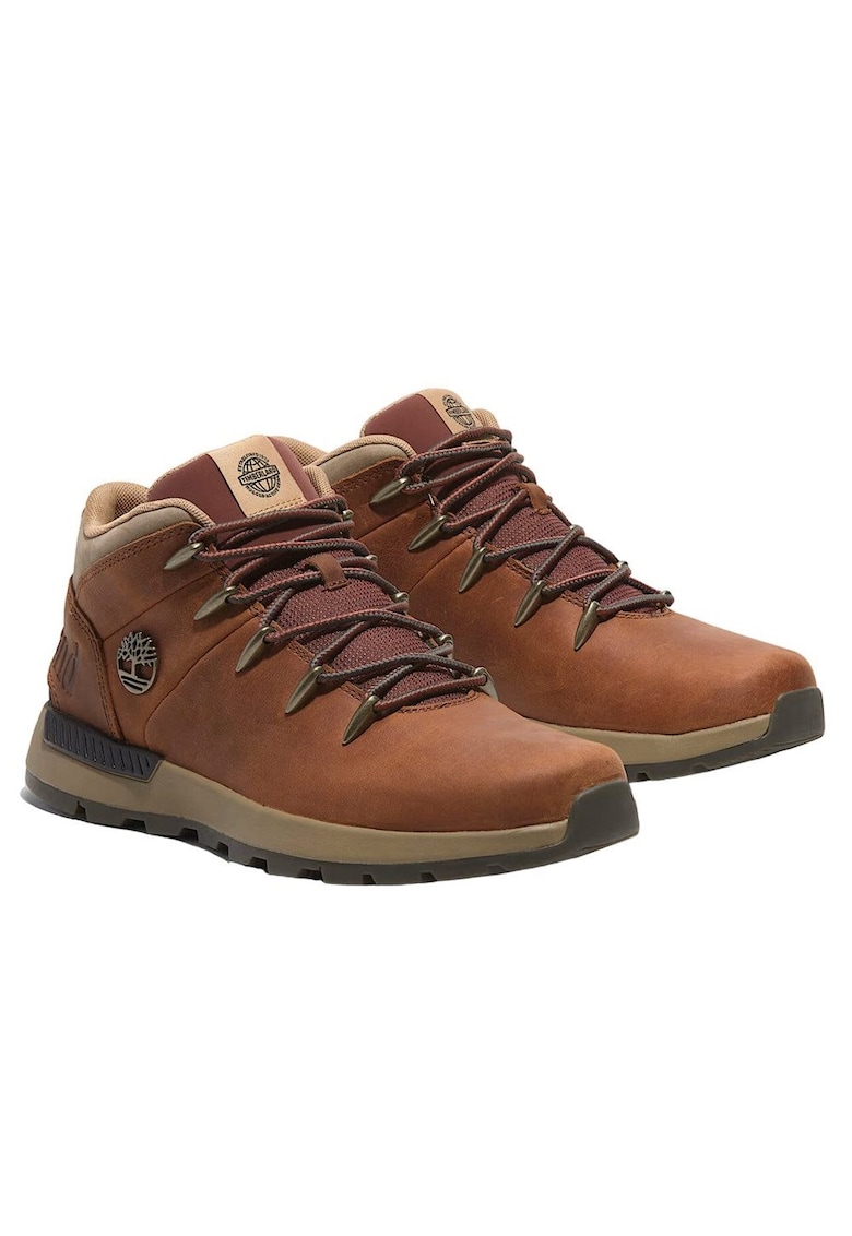 Ghete barbati  Euro Sprint Trekker Mid - maro - piele naturala