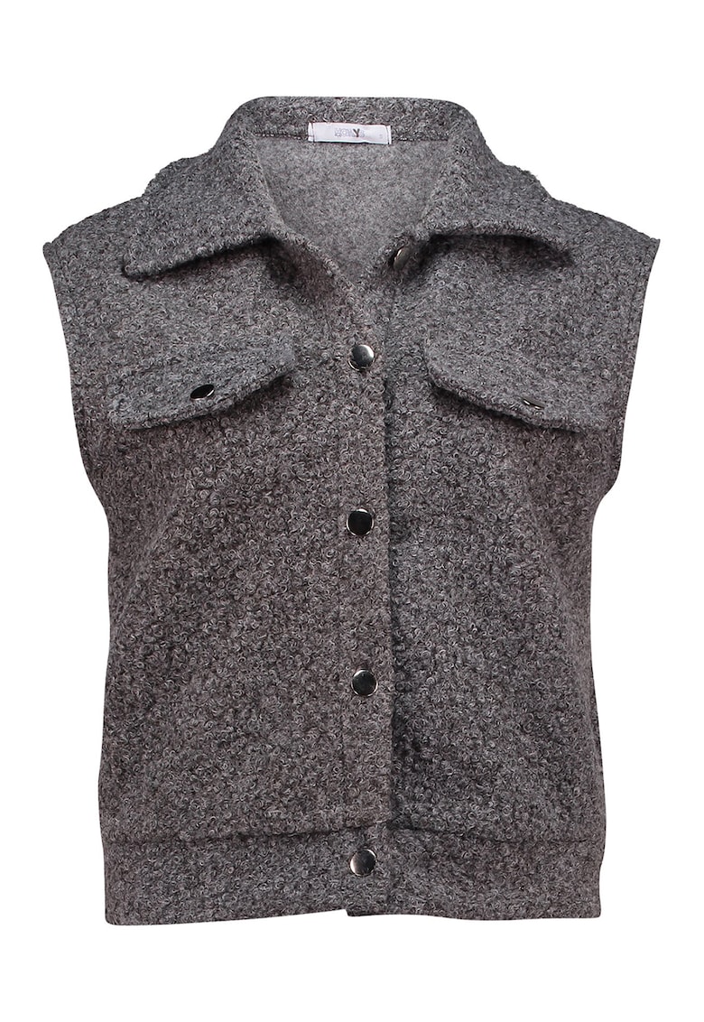 Vesta cu buzunare pe piept Vesta cu buzunare pe piept